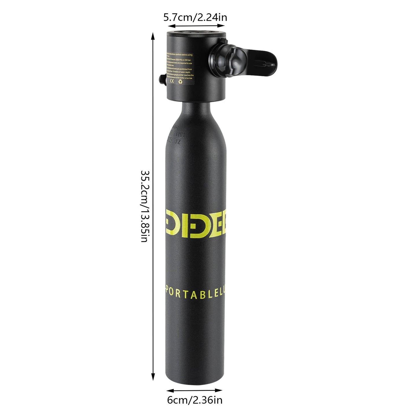 Mini Scuba Tank Limited Time Offer $30 OFF and FREE EXPRESS SHIPPING